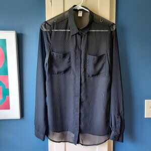 3/$24 2/$20 Sheer Dotted Blouse